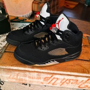 Jordan 5 Matalic Black sz10.5